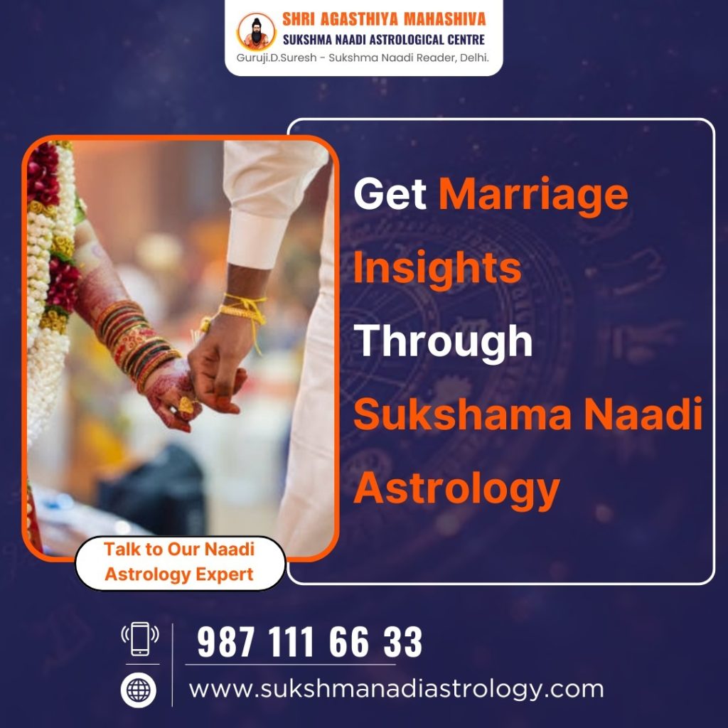 Get Accurate Marriage Insights and Relationship Guidance Through Sukshama Naadi Astrology