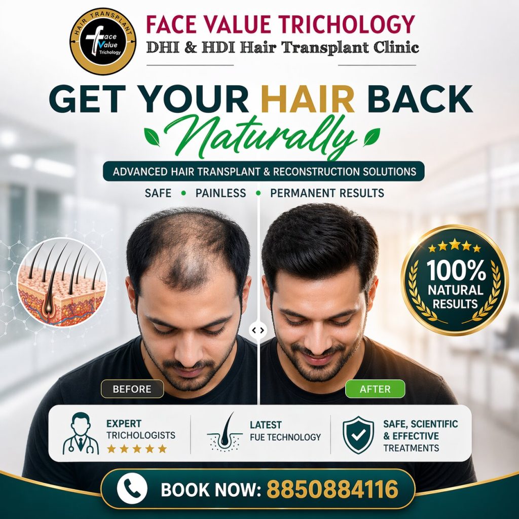 Get Your Hair Back Naturally | Advanced Hair Transplant in Chennai