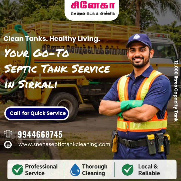 Your Go-To Septic Tank Cleaning Service in Sirkali | Professional & Trusted