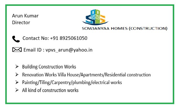 SOWJANYAA HOMES(CONSTRUCTION)