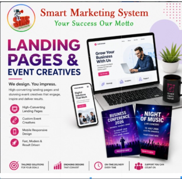 Landing Pages Event Creatives Services