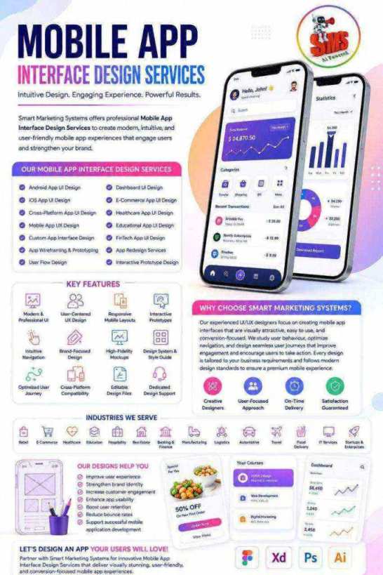 Mobile App Interface Design Service