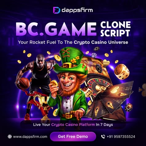 BC.Game Clone Script with Advanced Wallet, Smart Contract, and Security Features