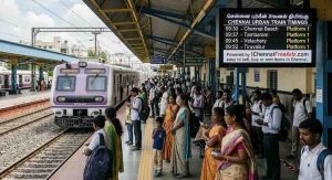 Chennai Beach to Velachery Train Timings
