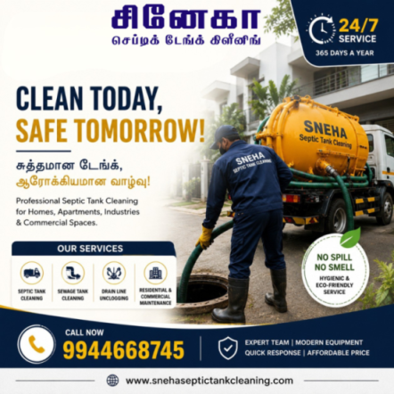 HASSLE-FREE TANK CLEANING | 24/7 SEPTIC & SEWAGE CLEANING SERVICE