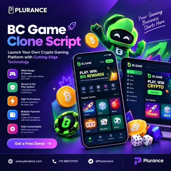 BC Game Clone Script for Entrepreneurs Exploring Gaming Opportunities