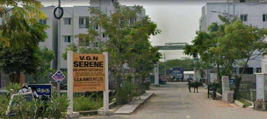 Gated Community Plot for resale in VGN Serene